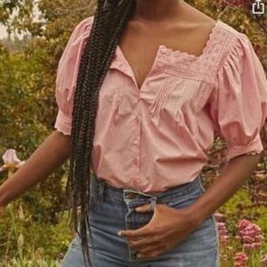 Doen Trieste Top in Rose Bloom worn once